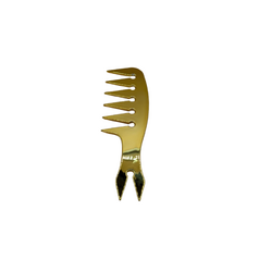 Peine texturizador 2 en 1 profesional dorado. Marca Distribarber