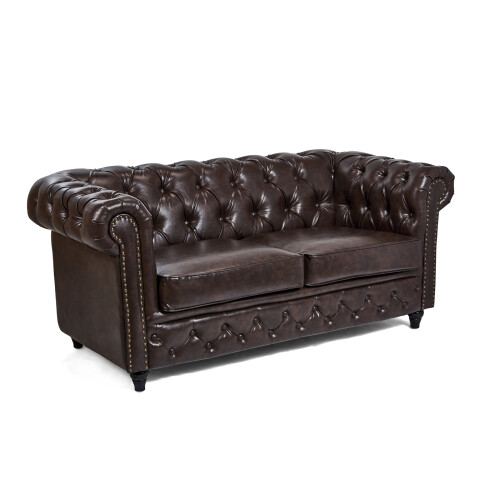 SOFA DOCK DOBLE BROWN