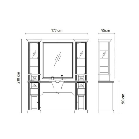 TOCADOR WILLIAM 1 B/22