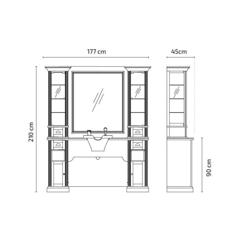 TOCADOR WILLIAM 1 B/22