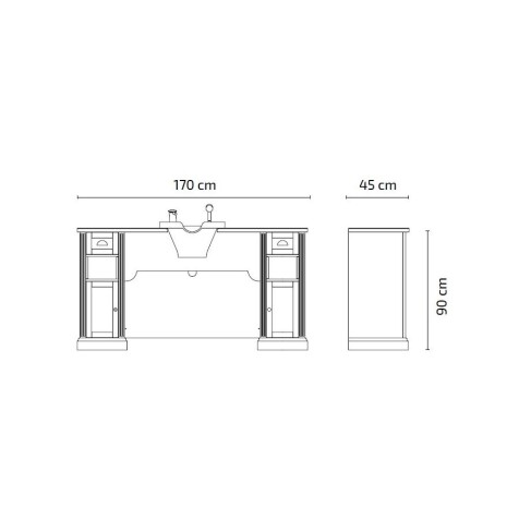TOCADOR WILLIAM 3 B/22