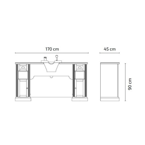 TOCADOR WILLIAM 5 B/22