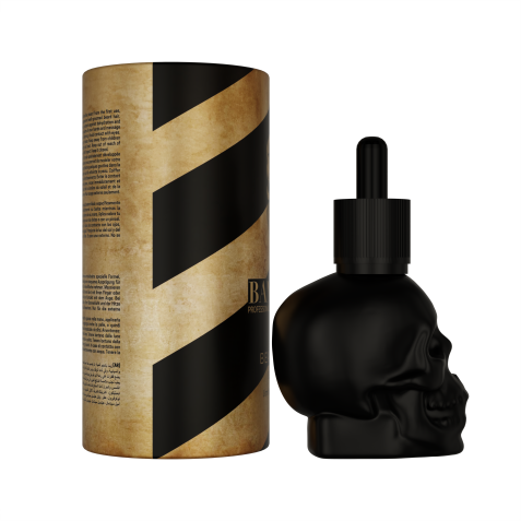 Aceite para barba nutritivo profesional Black 40ml. Marca BANDIDO
