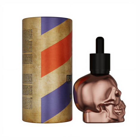 Aceite de barba hidratante profesional Rosa 40ml. Marca BANDIDO