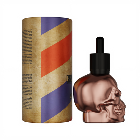 Aceite de barba hidratante profesional Rosa 40ml. Marca BANDIDO