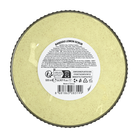 BANDIDO FACE SCRUB LEMON