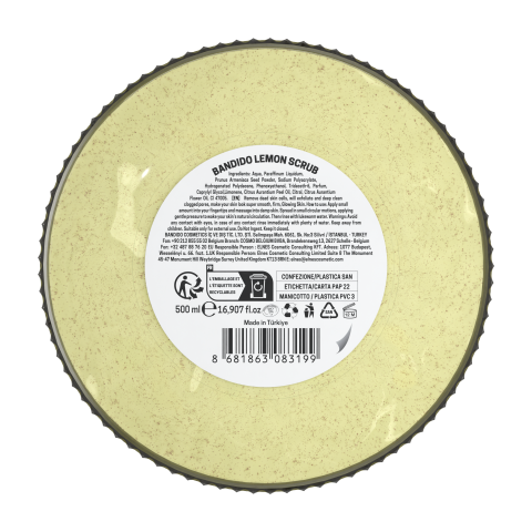 BANDIDO FACE SCRUB LEMON