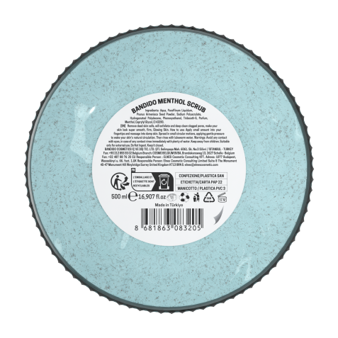 BANDIDO FACE SCRUB MENTHOL