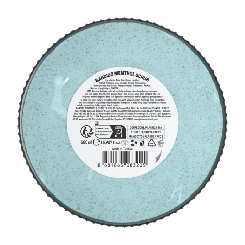 BANDIDO FACE SCRUB MENTHOL