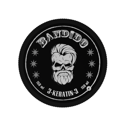 Gel fijador con keratina profesional Hair Gel Keratin 150ml. Marca BANDIDO