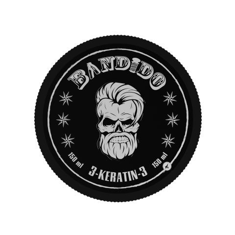 Gel fijador con keratina profesional Hair Gel Keratin 150ml. Marca BANDIDO