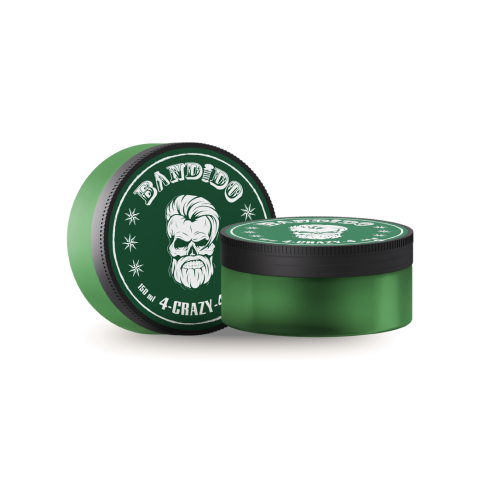 Gomina fijadora de fijación extrema profesional Crazy 150ml. Marca BANDIDO