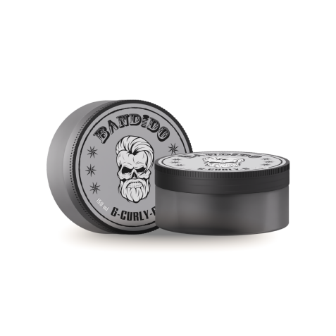 Gel fijador de rizos profesional Bandido Hair Gel Gurly 150ml. Marca BANDIDO