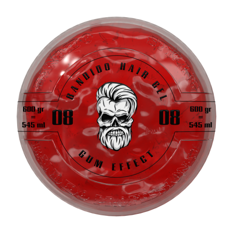 Gomina fijadora profesional de efecto goma Hair Gel Gum Effect. Marca BANDIDO