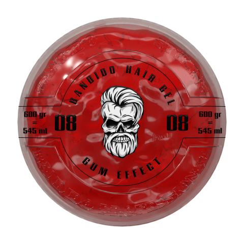 Gomina fijadora profesional de efecto goma Hair Gel Gum Effect. Marca BANDIDO