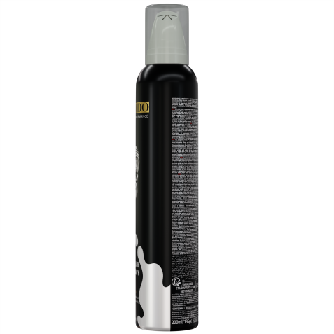 Espuma fijadora cremosa profesional Hair Crem Mousse 200ml. Marca BANDIDO