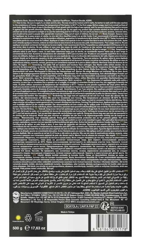 Cera depilatoria profesional de azuleno para pieles sensibles Bandido Hair Removal Azulen Wax. Marca BANDIDO