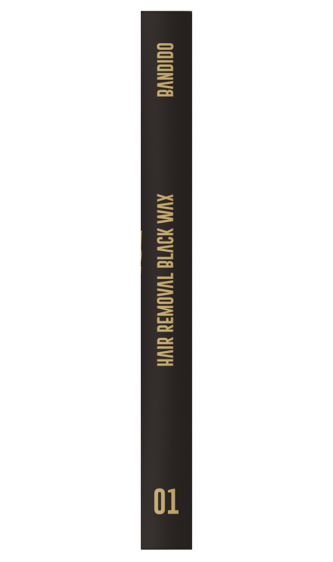 Cera negra para depilación profesional Bandido Hair Removal Black Wax. Marca BANDIDO