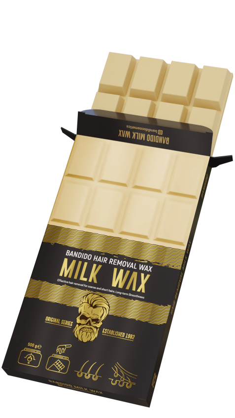 Cera depilatoria de leche profesional Bandido Hair Removal Milk Wax. Marca BANDIDO