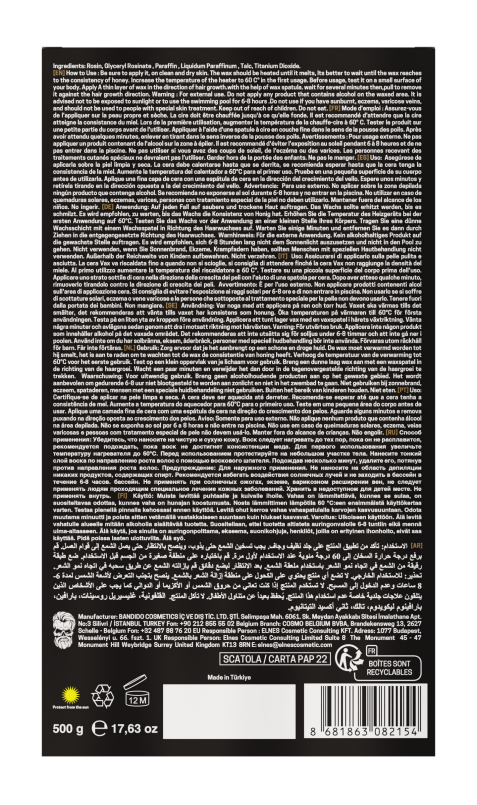 Cera depilatoria de leche profesional Bandido Hair Removal Milk Wax. Marca BANDIDO