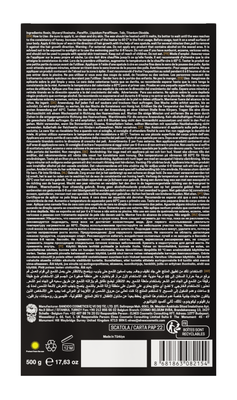 Cera depilatoria de leche profesional Bandido Hair Removal Milk Wax. Marca BANDIDO