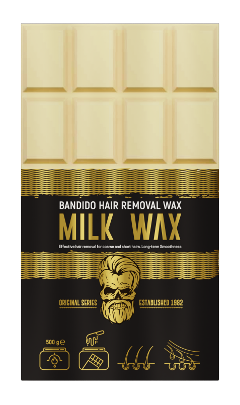 Cera depilatoria de leche profesional Bandido Hair Removal Milk Wax. Marca BANDIDO