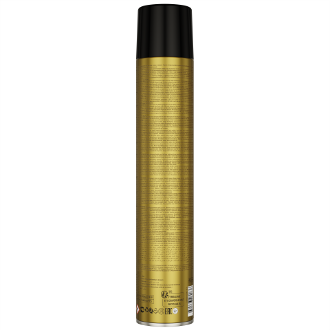 Laca de fijación extra fuerte profesional Extravolumen Gold 400ml. Marca BANDIDO