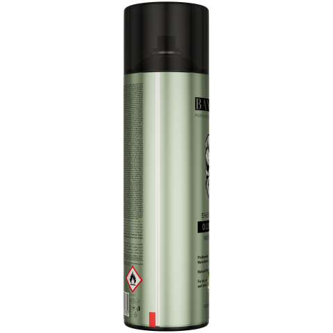 Spray de brillo profesional con aceite de oliva Hair Spray Sheen 500ml. Marca BANDIDO