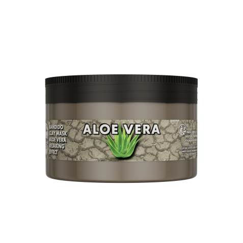 Mascarilla capilar hidratante profesional Aloe Vera 400ml. Marca BANDIDO