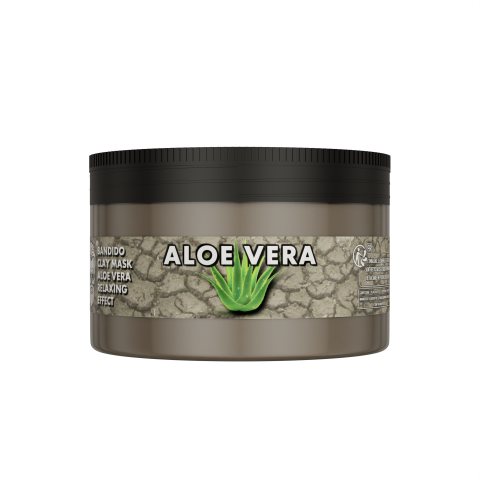 Mascarilla capilar hidratante profesional Aloe Vera 400ml. Marca BANDIDO