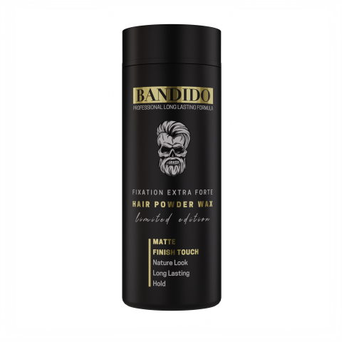 Polvos de volumen profesional con efecto mate Powder Wax 32g. Marca BANDIDO