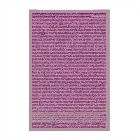 Cera en polvo voluminizadora profesional Madame Paris. Marca BANDIDO