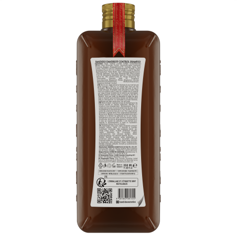 Champú anticaspa profesional de acción profunda 350ml. Marca BANDIDO