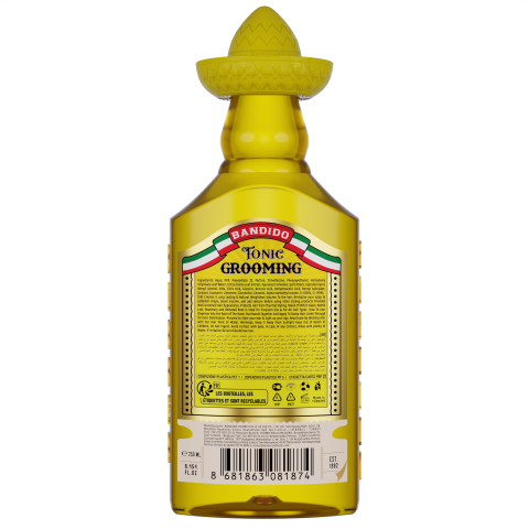Tónico capilar refrescante profesional Hair Tonic Grooming. Marca Bandido