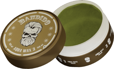 Cera fijadora al agua profesional de fijación fuerte Aqua Wax 150ml nº3. Marca BANDIDO