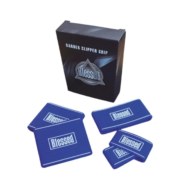 Juego Barber Clipper Grip Azul