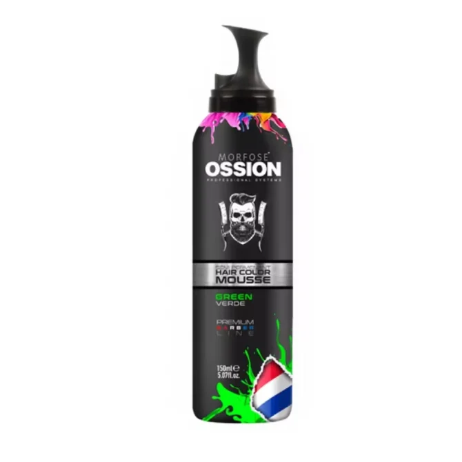 Tinte / Espuma  Semipermanente Mousse Verde 150Ml - Ossion